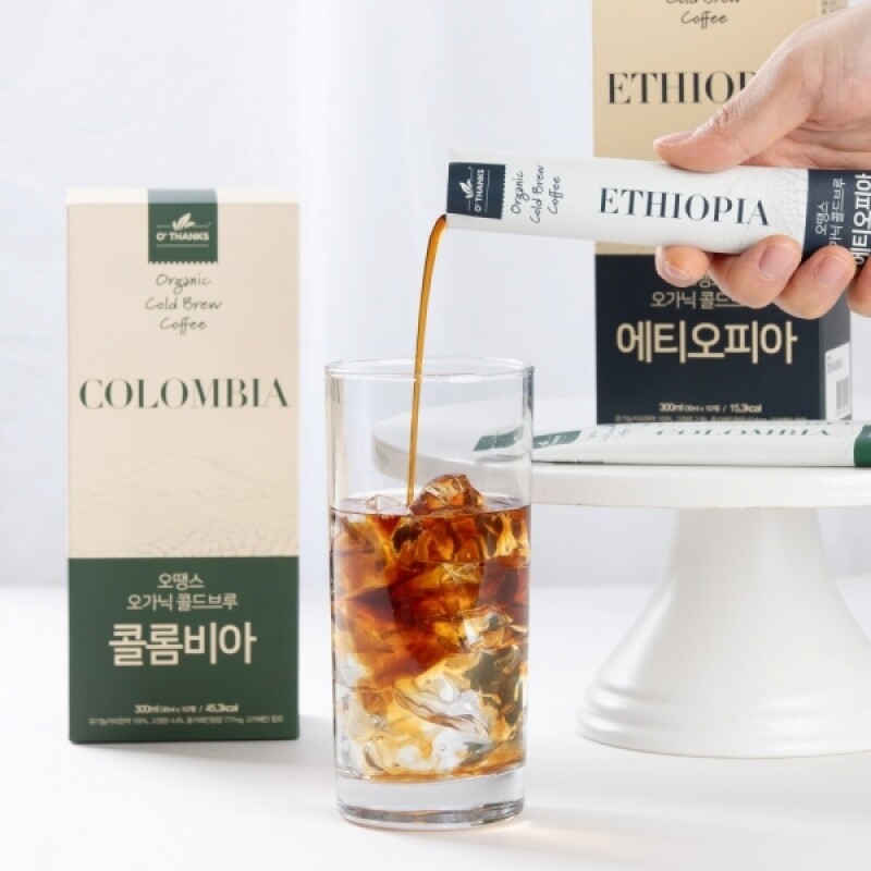 오땡스,[C1호] 오땡스 오가닉 콜드브루 커피 타임 듀엣 선물세트(에콜에)