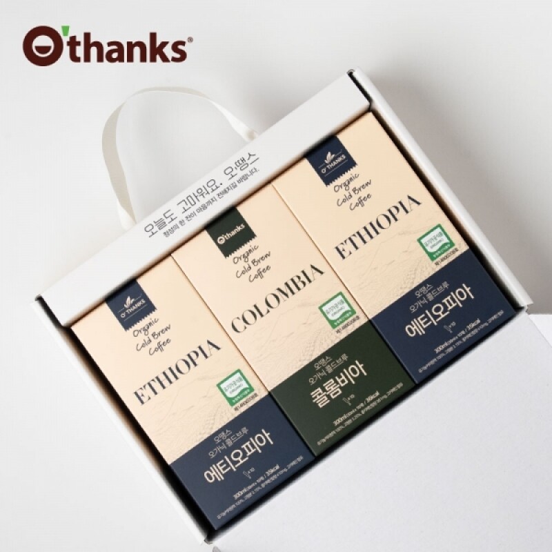오땡스,[C1호] 오땡스 오가닉 콜드브루 커피 타임 듀엣 선물세트(에콜에)