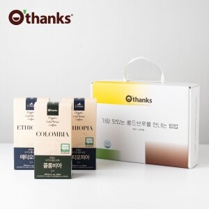 [C1호] 오땡스 오가닉 콜드브루 커피 타임 듀엣 선물세트(에콜에)