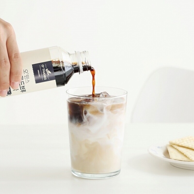 오땡스,(1+1) 오땡스 유기농 콜드브루 더치커피 아메리카노 원액 액상 커피 (400ml x 2개, 교차 구매 가능)