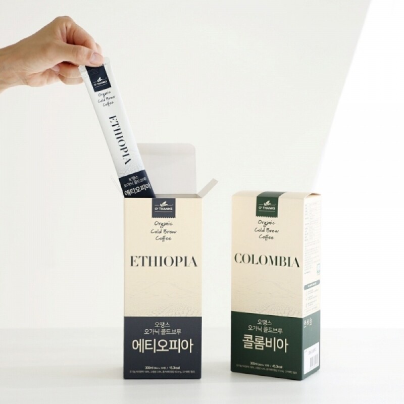 오땡스,(1+1)오땡스 오가닉 콜드브루 스틱 커피 (300ml x 2개, 교차 구매 가능)