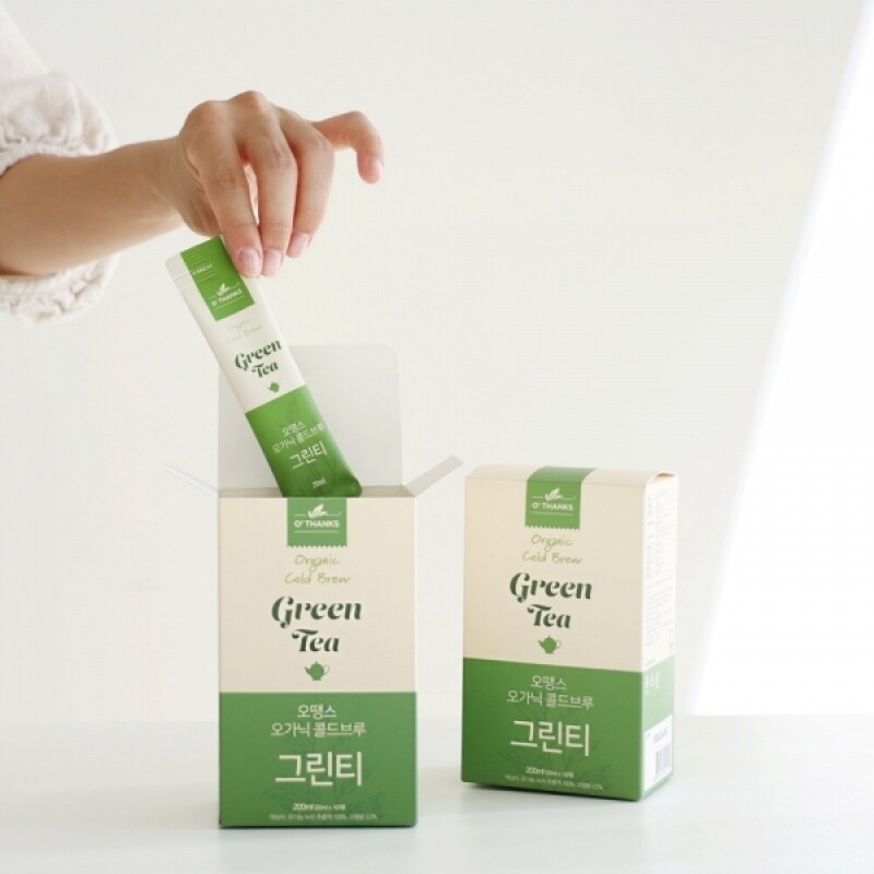 오땡스,(1+1) 오땡스 오가닉 콜드브루 허브티 스틱 그린티 페퍼민트티 히비스커스티 홍차 (200ml x 2개, 교차 구매 가능)