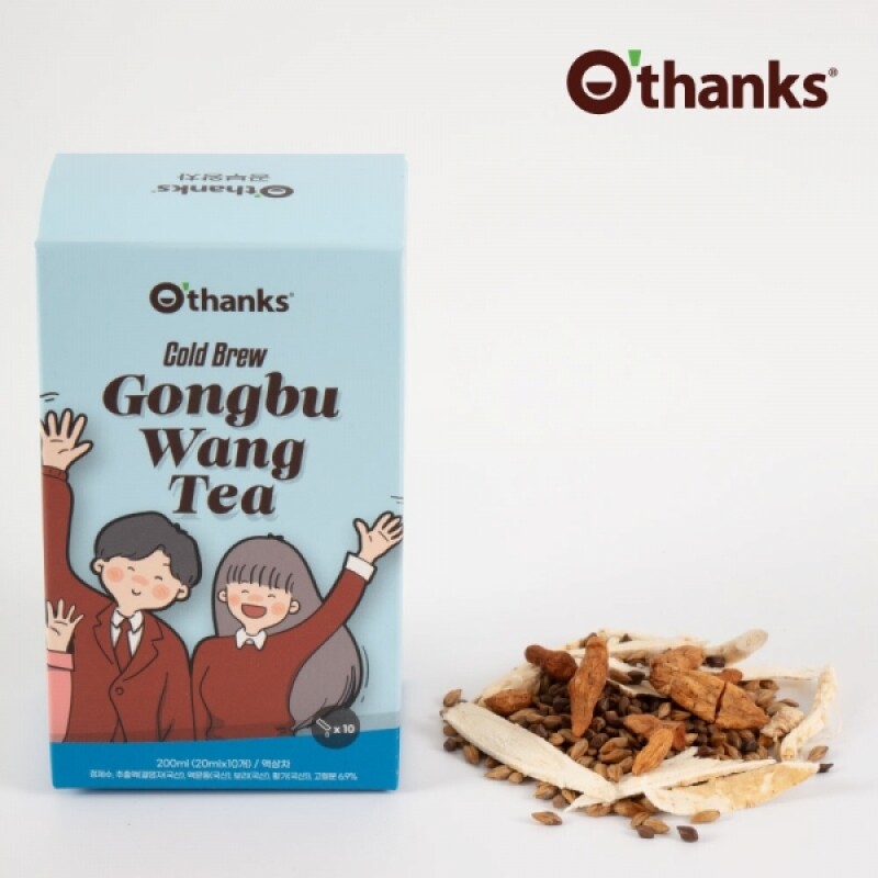 오땡스,오땡스 콜드브루 공부왕차 / 결명자 맥문동 액상 수험생차 200ml (20mlx10입) / 수험생 선물세트