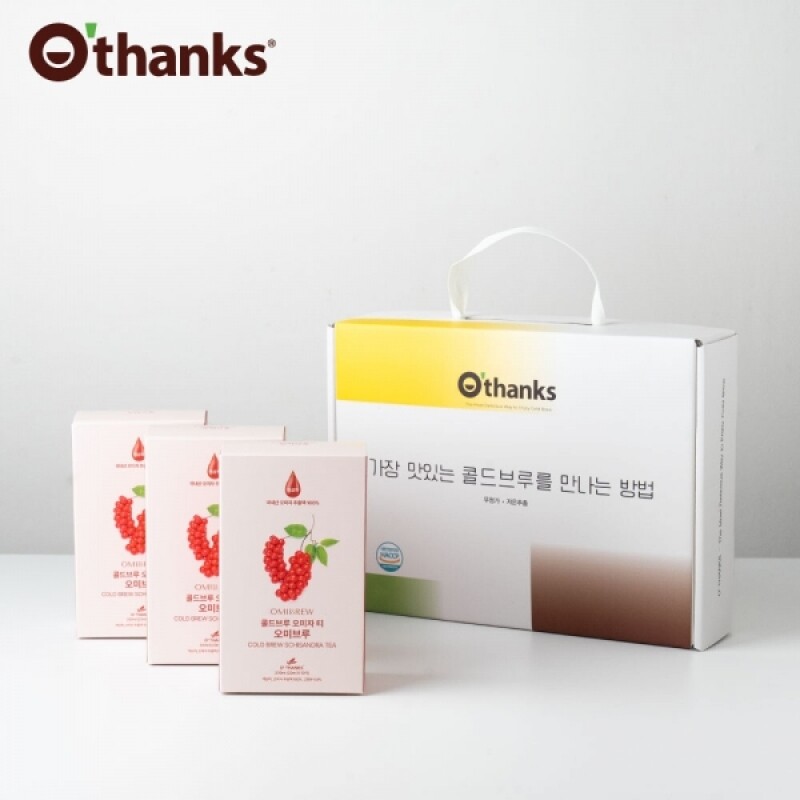 오땡스,오땡스 콜드브루 오미자 차 오미브루 200ml (20mlx10입) 오미자원액(무설탕), 선물세트